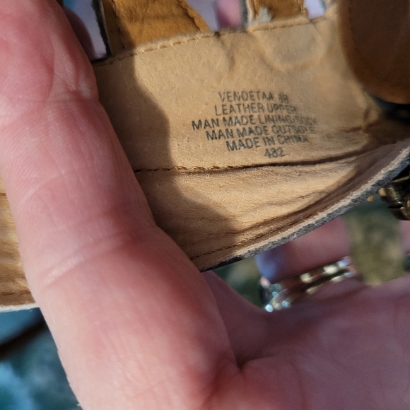 Steve Madden Vendetta navy cage booties  - 8.        G - Picture 8 of 8